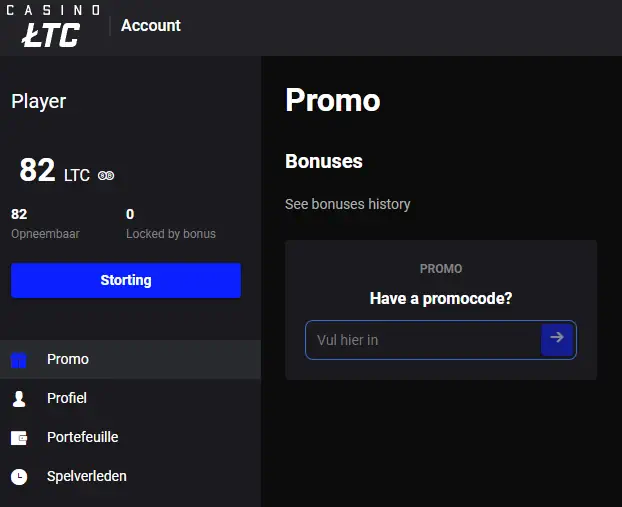 LTCCasino Bonus